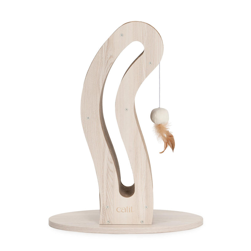 Catit Pixi Scratcher Cat Tail Wood | Pisces