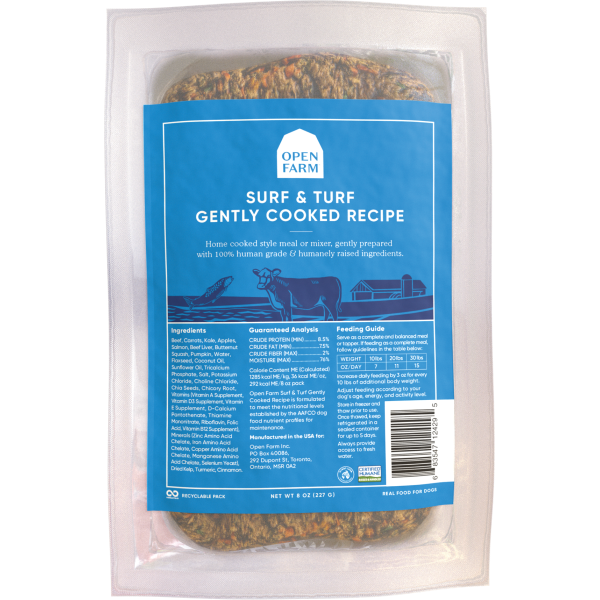 Open Farm Gently Cooked Surf & Turf Recipe | Pisces