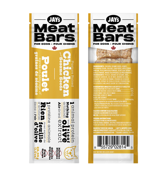 Jay's Meat Bars - Pasture Raised Chicken and Sesame Seeds | Pisces