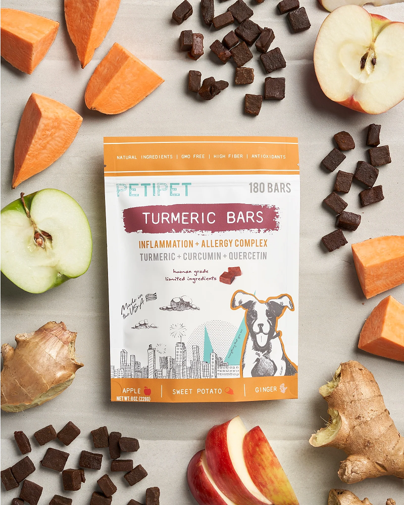 Petipet Turmeric Bars -  Allergy Treats | Pisces
